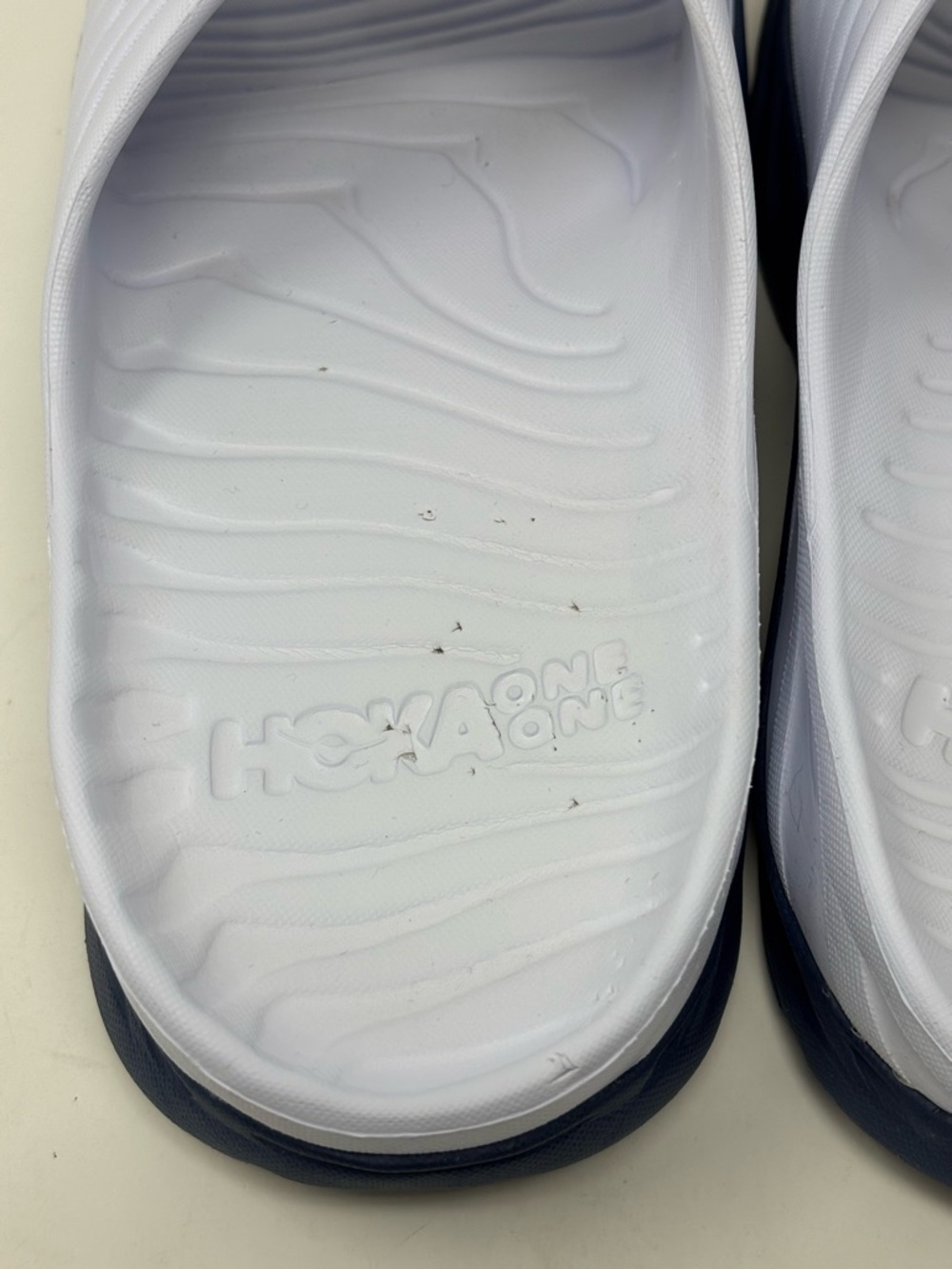 HOKA Ora Recovery Slides Sandals Men’s Size 10 White - Picture 6 of 13